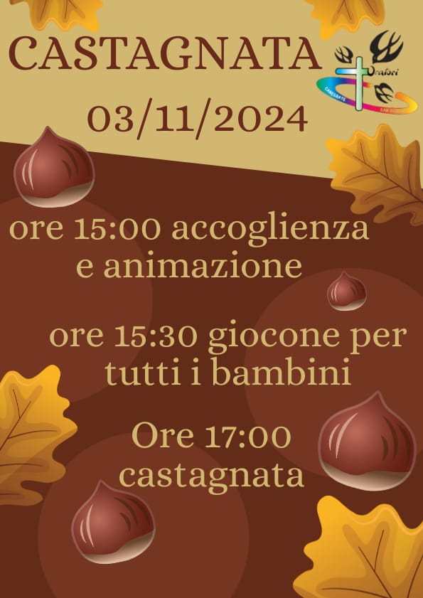 Castagnata 3 novembre 2024